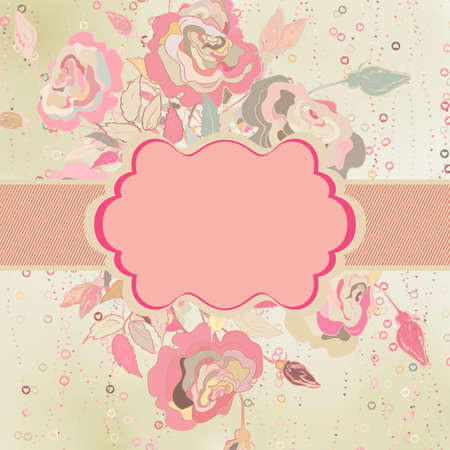 Scrap background with abstract のイラスト素材