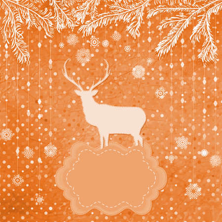 Christmas ornaments made from snowflakes.のイラスト素材