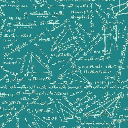 Maths seamless pattern  EPS 8のイラスト素材