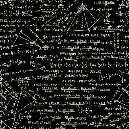 Maths seamless pattern. And also includes EPS 8 vectorのイラスト素材