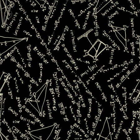 Maths seamless pattern  のイラスト素材