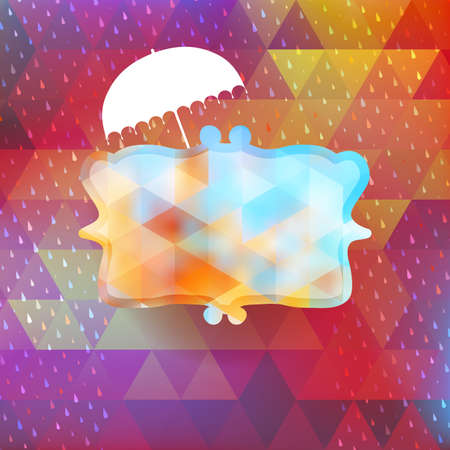 Enjoy autumn with color triangle. And also includes EPS 10 vectorのイラスト素材