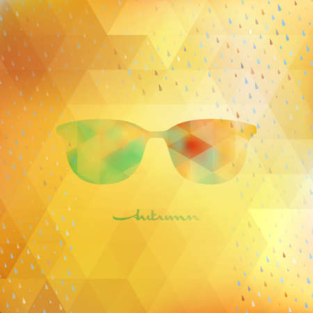 Background on theme autumn のイラスト素材