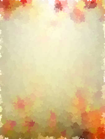 Colorful autumn leaves template pattern  EPS 10のイラスト素材