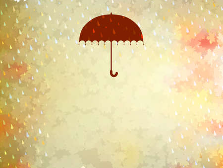 Background on a theme of autumn  EPS 10のイラスト素材