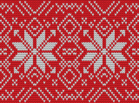 Nordic knitted perfect seamless pattern. Just drop to Swatches and enjoy.のイラスト素材