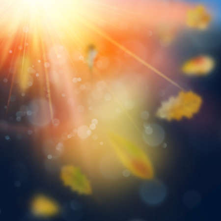 Autumn abstract background. EPS 10 vectorのイラスト素材