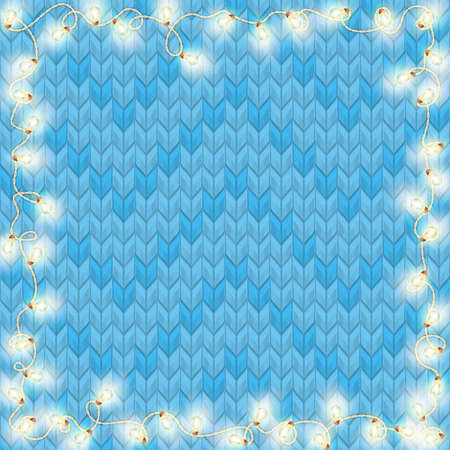 Frame with vintage garlands.のイラスト素材