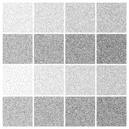 Halftone and stipple effect isolated on white.のイラスト素材