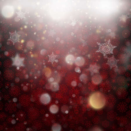 Beautiful deep red winter.のイラスト素材