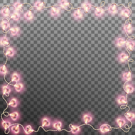 Darlings hearts garland lights.のイラスト素材