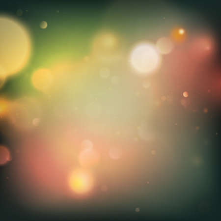 Green with bokeh background created by neon lights. Eps 10 vectorのイラスト素材