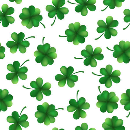 St. Patrick s Day shamrocks seamless pattern. And also includes EPS 10 vectorのイラスト素材