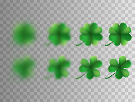 Saint Patricks day happy clover. EPS 10 vectorのイラスト素材