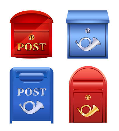 Icons mailboxesのイラスト素材