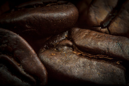 Coffee beans, macro