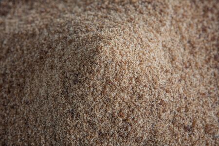 Brown Sugar heap, macro backgroundの写真素材