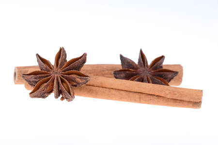 Cinnamon and star aniseの写真素材