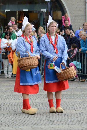 Traditional cheese market in Alkmaar, Netherlands, May 15, 2015のeditorial素材