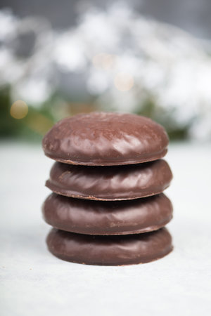 Nurnberg elisen gingerbread, traditional german christmas sweetsの写真素材