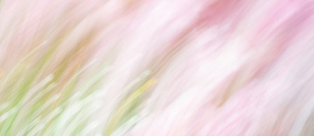 Soft blurred rose and green colored background, spring and summer season, pastel colors, defocused...