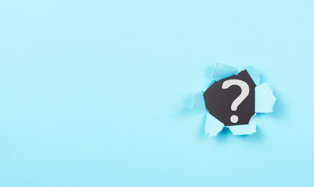 Question mark, education and business concept, brain searching for answers and solution, brainstorming for ideaの写真素材