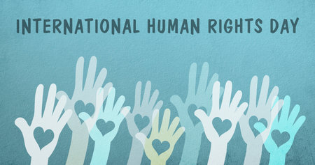 Human rights, equality, diversity, justice and hope concept, respect each other, tolerance and human relationshipの写真素材