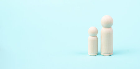 Family, child with single mother or father, love, connection and emotional support, mom or dad and kidの写真素材