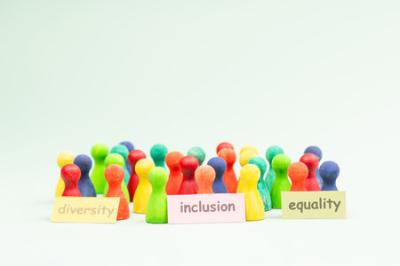 Inclusion, equality and diversity, tolerance, humanitarian aid and support, multicultural society, discrimination and racism, human rightsの写真素材