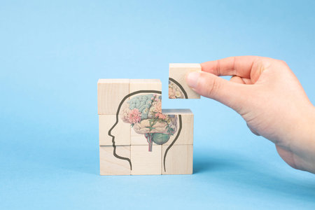 State of mind, mental health concept, positive attitude and inspiration, creative thinking brain,...