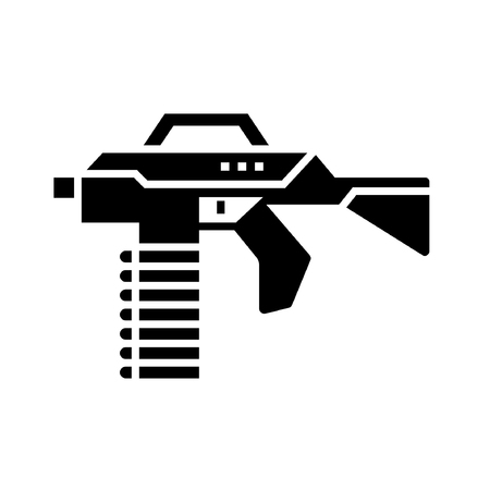 Gun Toys Icon Glyph Vectorのイラスト素材
