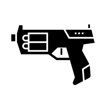 Gun Toys Icon Glyph Vectorのイラスト素材