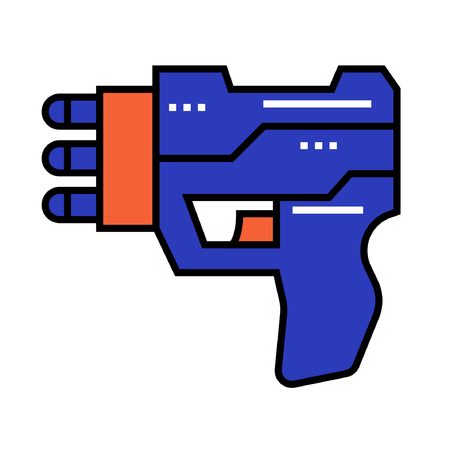 Gun Toys Icon Vector illustration.のイラスト素材