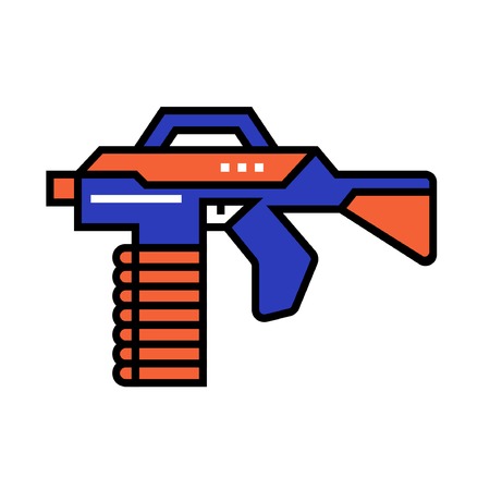 Gun Toys Icon Vectorのイラスト素材