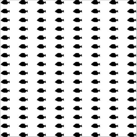 Piranha Fish Motif Pattern. Decoration for Fasion, Interior, Exterior, Carpet, Textile, Garment, Cloth, Silk, Tile, Plastic, Paper, Wrapping, Wallpaper, Pillow, Sofa, and Backgrounのイラスト素材