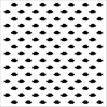 Piranha Fish Motif Pattern. Decoration for Fasion, Interior, Exterior, Carpet, Textile, Garment, Cloth, Silk, Tile, Plastic, Paper, Wrapping, Wallpaper, Pillow, Sofa, and Backgrounのイラスト素材