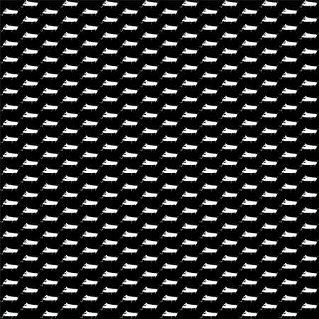 Seamlsess Grasshoppers Motifs Pattern for Decoration or Background. Vector Illustrationのイラスト素材