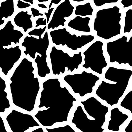 Black-White Motif Pattern Inspired by Giraffe Motif Pattern.のイラスト素材