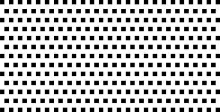 Black-White Rectangles Motifs Pattern. Contemporary Decoration for Interior, Exterior, Carpet, Textile, Garment, Cloth, Silk, Tile, Plastic, Paper, Wrapping, Wallpaper, Background,のイラスト素材