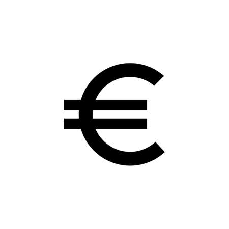Euro Icon Symbol for Pictogram or Graphic Design Element. Vector Illustrationのイラスト素材