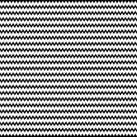 Seamless Zig Zag Motifs Pattern.のイラスト素材