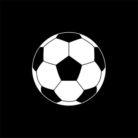 Foot Ball or Soccer Ball Icon Symbol for Art Illustration, Logo, Website, Apps, Pictogram, News, Infographic or Graphic Design Element. Vector Illustrationのイラスト素材