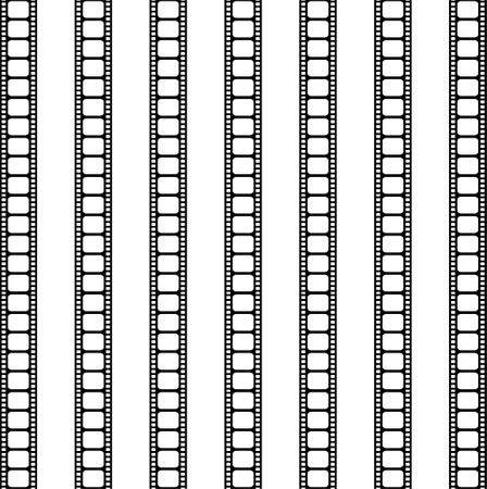 Seamless Filmstrip Motifs Pattern for Ornate, Decoration, Interior, Exterior, Background, Wallpaper, Cover or Graphic Design Element. Vector Illustrationのイラスト素材