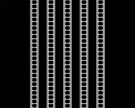 Seamless Filmstrip Motifs Pattern for Ornate, Decoration, Interior, Exterior, Background, Wallpaper, Cover or Graphic Design Element. Vector Illustrationのイラスト素材