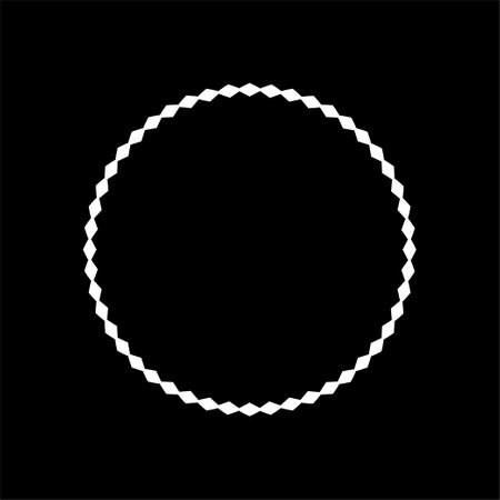 Ornamental Motive Pattern Circle-Shaped. Decoration for Interior, Exterior, Carpet, Textile, Garment, Cloth, Silk, Tile, Plastic, Paper, Wrapping, Wallpaper, Pillow, Sofa, etcのイラスト素材