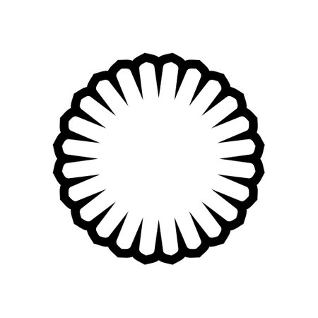 Ornamental Motive Pattern, Artistic Circle-Shaped, Modern Contemporary Mandala, for Decoration, Background, Decoration or Graphic Design Element. Vector Illustrationのイラスト素材