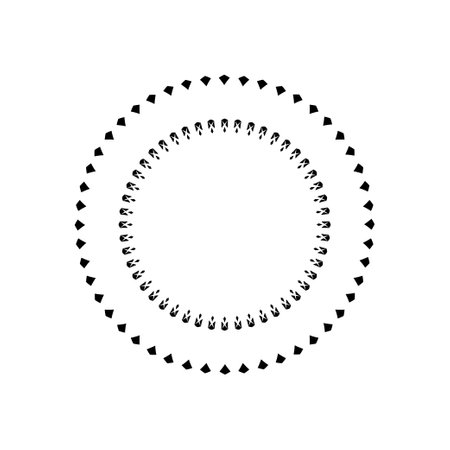 Ornamental Motive Pattern, Artistic Circle-Shaped, Modern Contemporary Mandala, for Decoration, Background, Decoration or Graphic Design Element. Vector Illustrationのイラスト素材