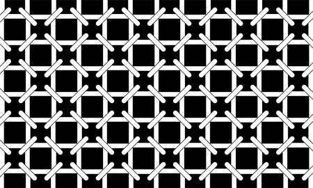 Crosshatching Motifs Pattern Square and Rhombus, Modern Contemporary Pattern Style, for Decoration, Background, Ornate, Wallpaper, Carpet, Tile, Floor, Fashion, Fabric, Textileのイラスト素材