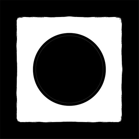 Artistic Blank Space with Silhouette Of the Brush Stroke or Paint Brush, for Frame Work, Advertisement, Quote, Text, Title, Cover, Layout, Website, Template, etcのイラスト素材