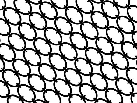 Oval Shaped Motifs Pattern, can use for Decoration, Ornate, Wallpaper, Background, Tile, Floor, Textile, Fabric, Fashion, Wrapping or Graphic Design Element. Vector Illustrationのイラスト素材